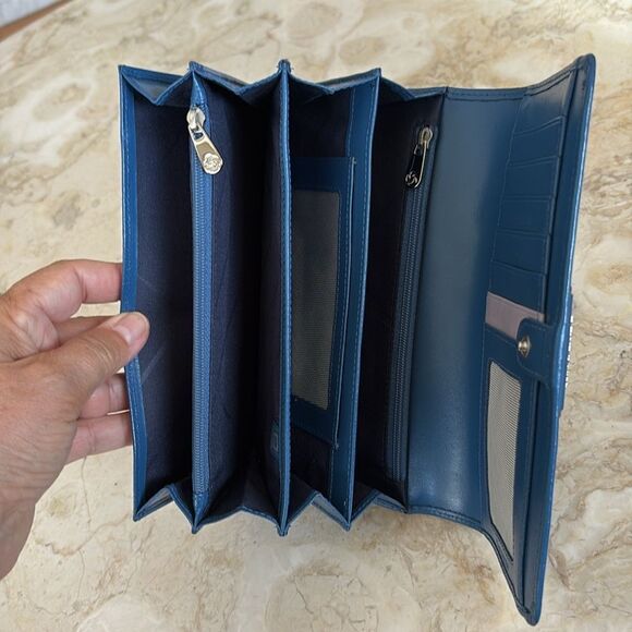 NWOT Samsonite Long Wallet Vegan Leather - Picture 10 of 15